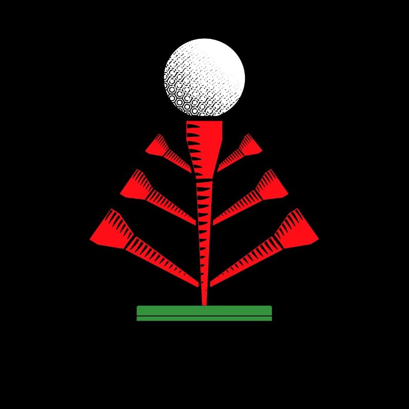 Golf golf Christmas tree Christmas gift