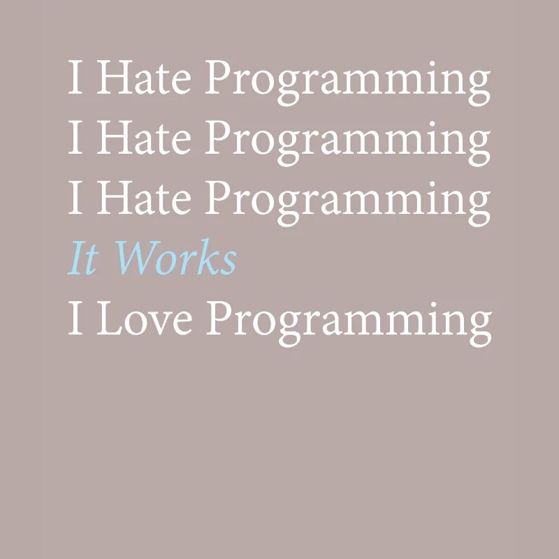 I Hate Programming Programmierer Coding