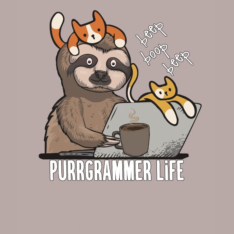 Funny Cat Programmer Computer Science Gift