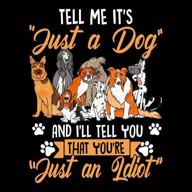 Conception de chien avec un beau motif de chien
