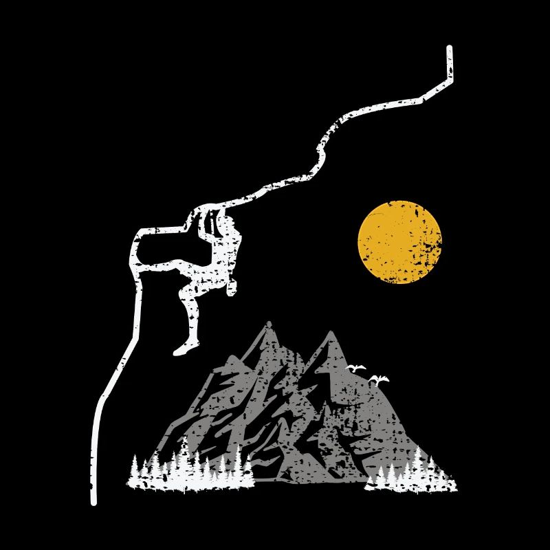 Klettern an den Bergen