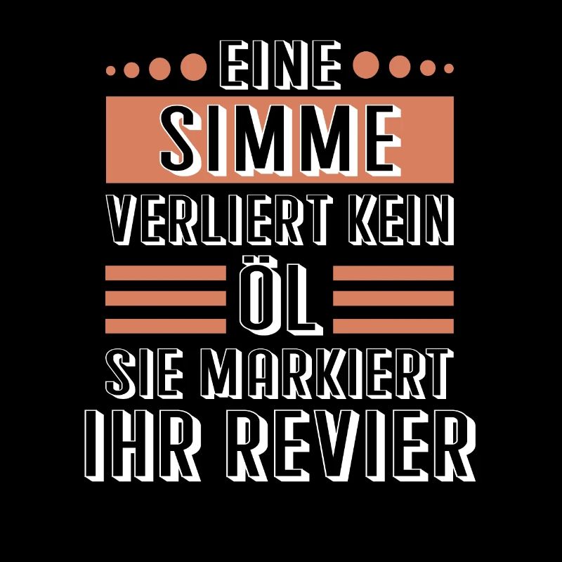 Simson Spruch Simme Moped - verliert kein Öl