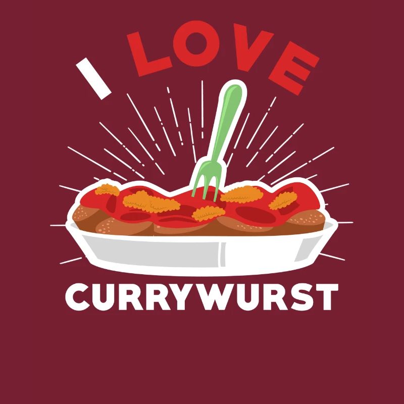 Currywurst Ich liebe Currywurst