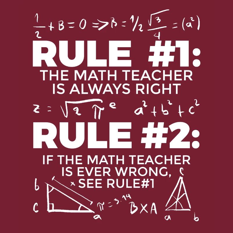 Math teacher math teacher gift idea
