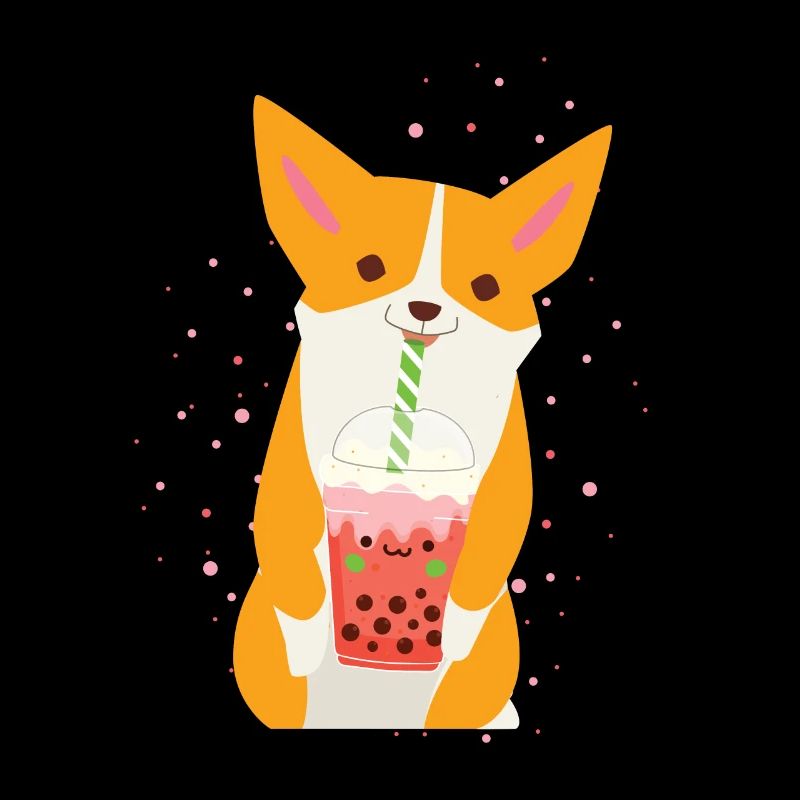Bubble Tea Corgi