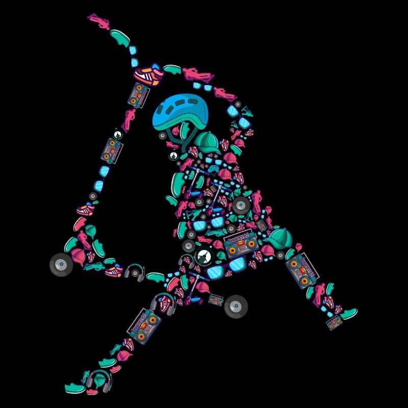 Scooter Roller Stunt E-Roller Kinder Jungen