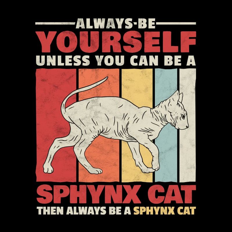 Sphynx chat que vous êtes propriétaire de chats humour