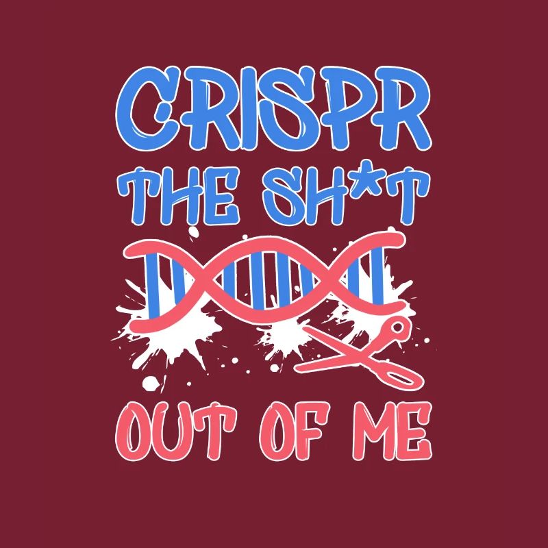 Funny Crispr Science Pun Joke Graffiti Gene Gift