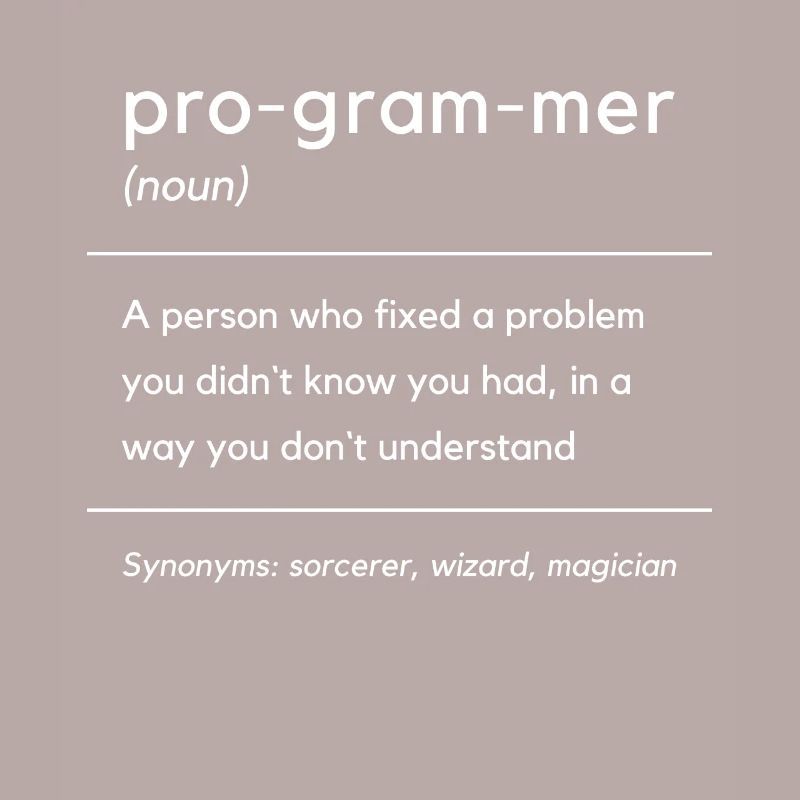 Programmer Definition Computer Entwickler Software