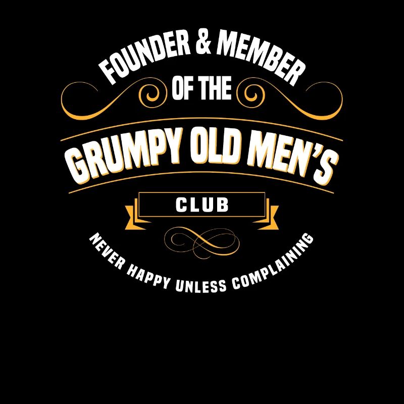 Grumpy old man