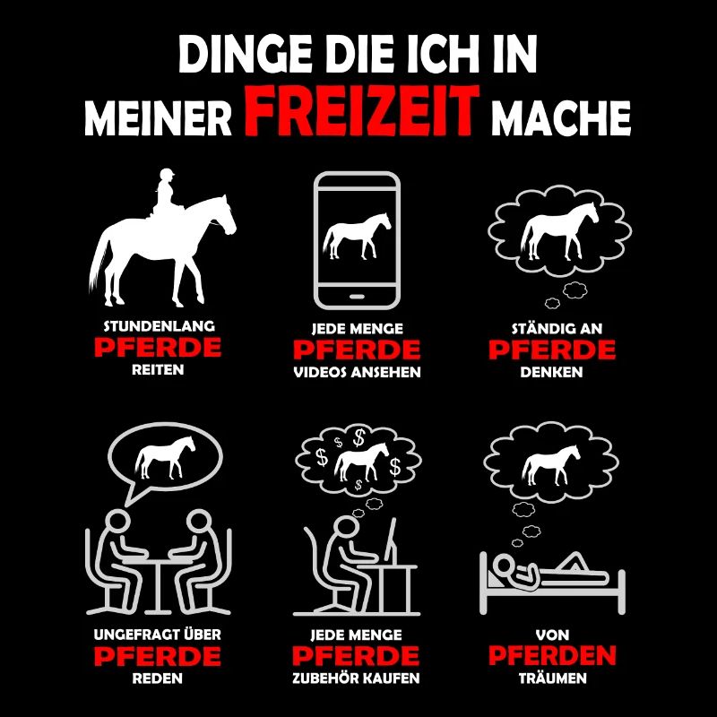 Dinge die ich in meiner Freizeit mache Pferd