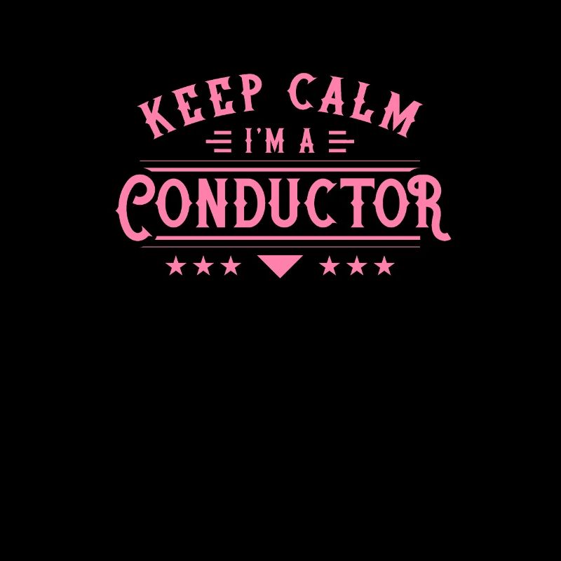 Bleib ruhig ich bin ein Dirigent Dirigentin Sprüch