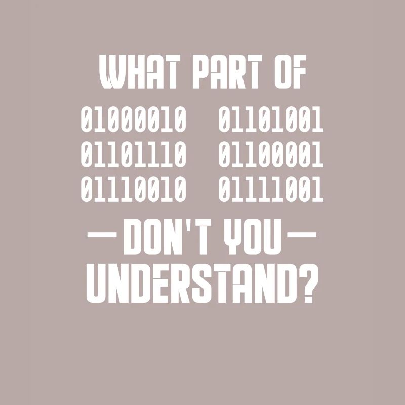 Binär Code Programmierer Coder Geschenk