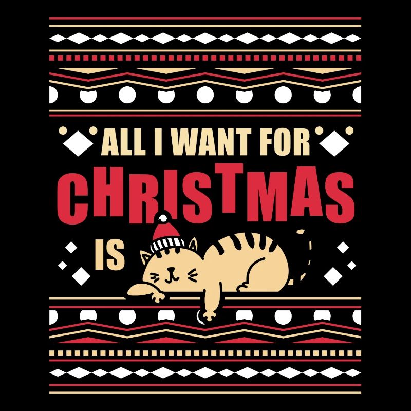 Tout ce que je veux pour Noël, c’est un pull moche pour chat