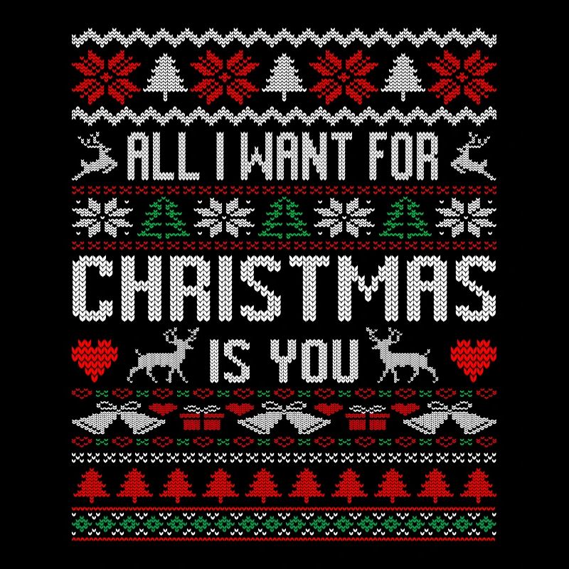 Hässlicher Weihnachtspullover Alles was ich zu Weihnachten will