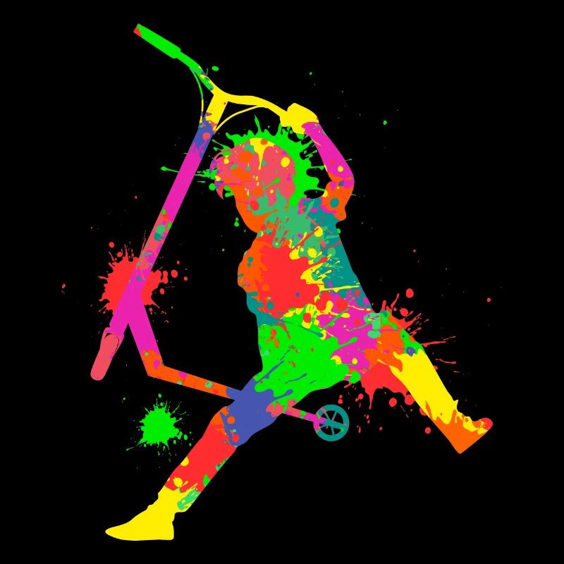 Stunt Scooter Tretroller E-Roller Kinder