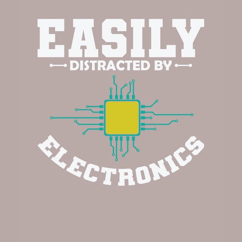 Easily Distracted By Electronics Beruf