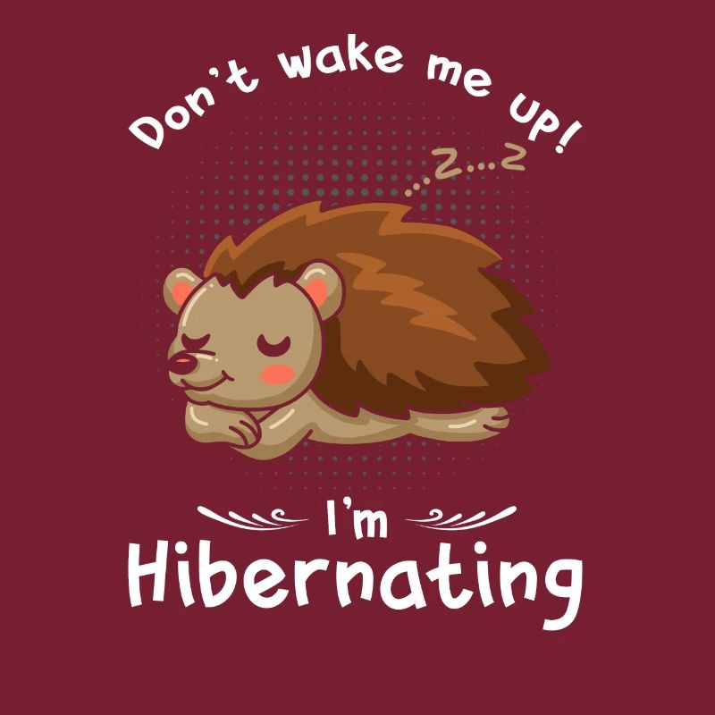 Winterschlaf Weck mich nicht Igel