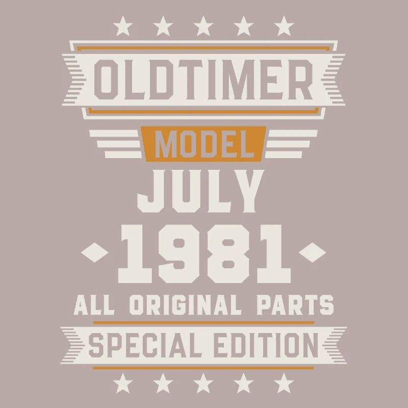 Oldtimer Juli 1981 Geburtstag Geschenk