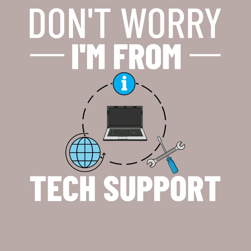 Tech Support IT Technischer Hilfe Helpdesk