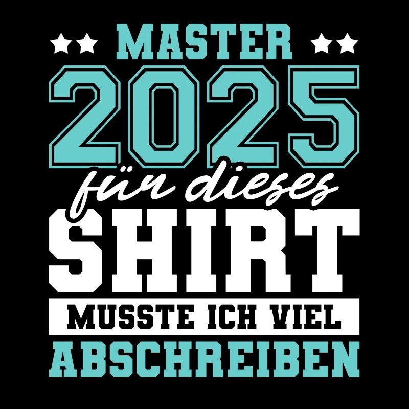 Master 2025 Abschluss Geschenk Studium Absolvent