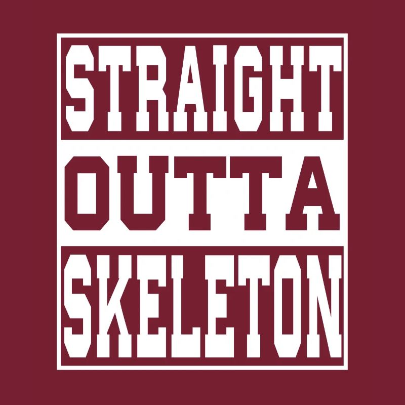 Skeleton saying funny