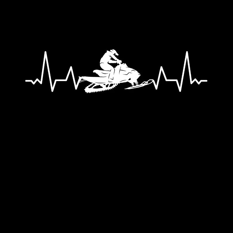 Snowmobile driver Snowmobile Cardiogram