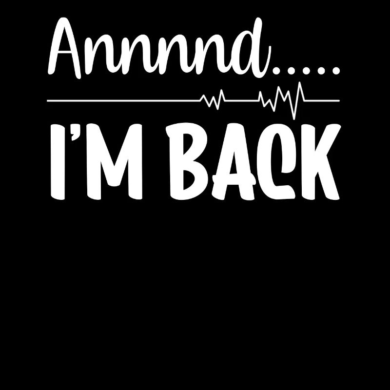 And I'm back there heart attack heart attack