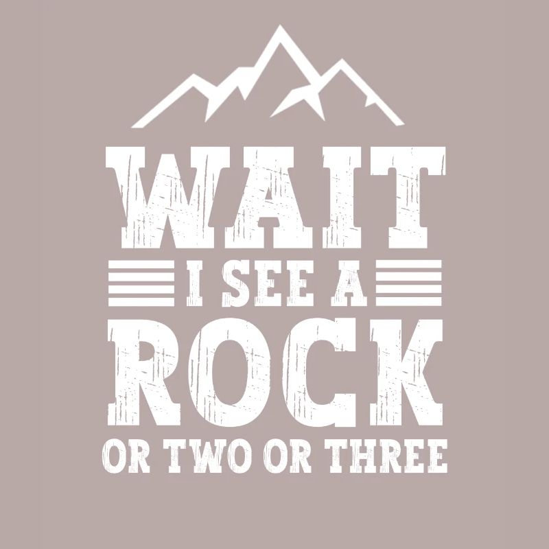 Warte Ich Sehe Einen Stein Oder Zwei Oder Drei