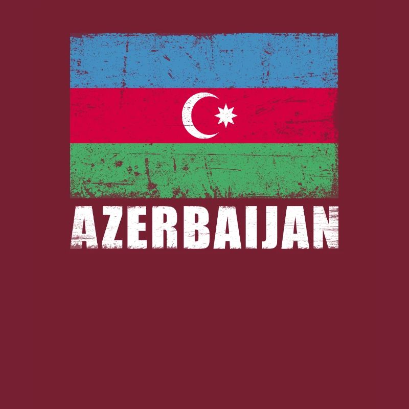Drapeau de l’Azerbaïdjan Grunge Drapeau de l’Azerbaïdjan