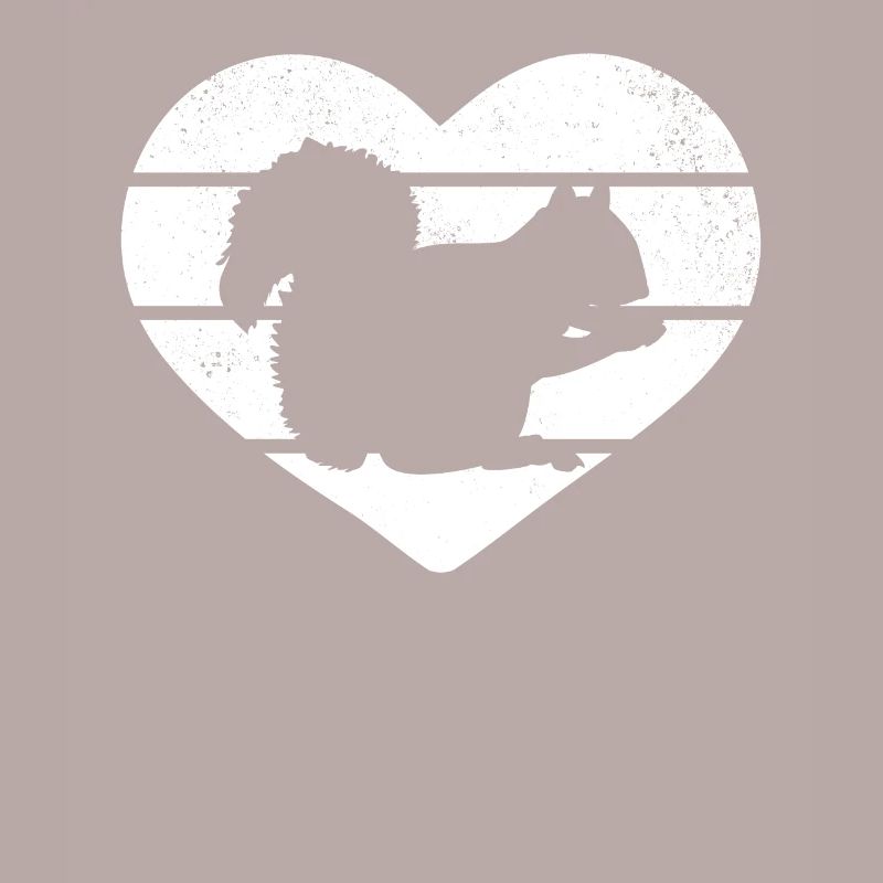 Eichhörnchen-Herz Eichhörnchen-Liebhaber