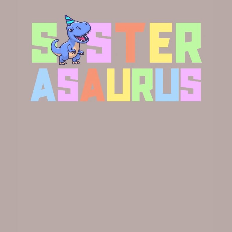 Sister Asaurus Dinosaur Birthday Party T-Rex