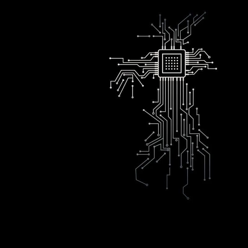 PCB Platinen Layout CPU Herz Computer Admin Nerd