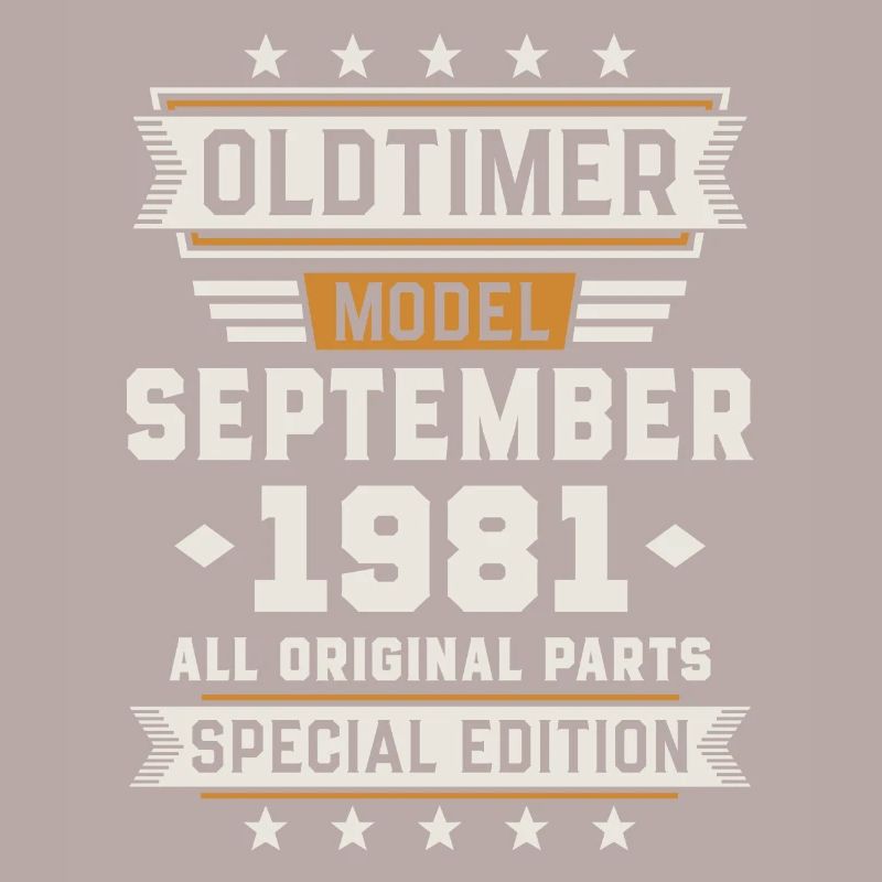 Oldtimer September 1981 Geburtstag Geschenk