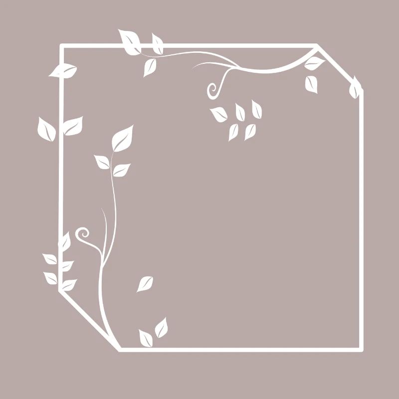 Frame with corners ornament decoration basic text