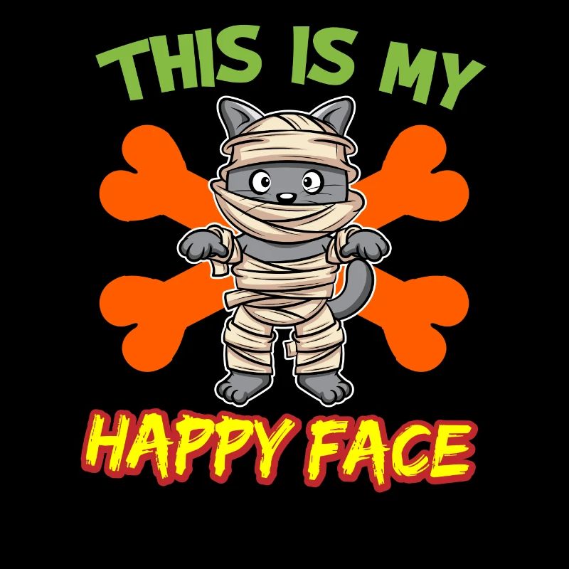 C’est mon visage heureux drôle de monstre d’Halloween