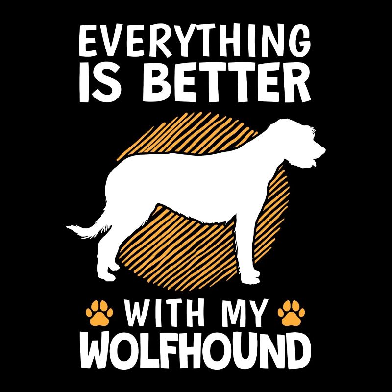 Everything better with Irish Wolfhound Wolfhound