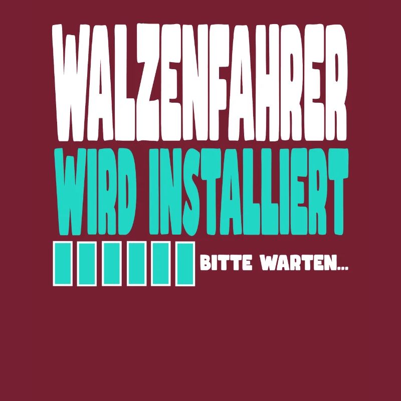Walzenfahrer wird installiert