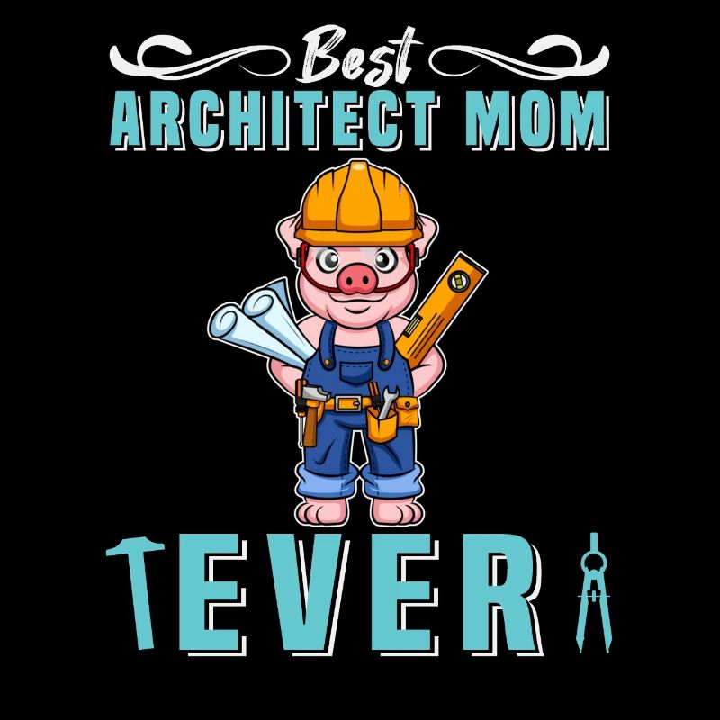 Meilleur architecte Maman Jamais Dessin Technique Mère