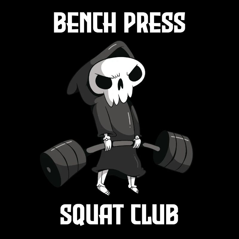 Bench Press Squad Club Workout Grim Reaper Training