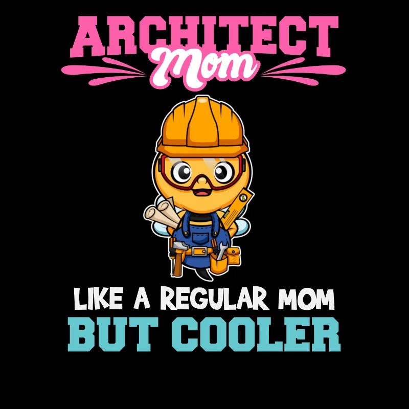 Architecte Maman comme une maman régulière mais plus cool