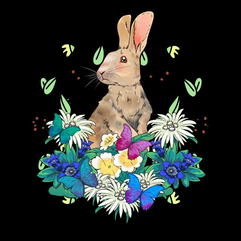 Early Spring Rabbit Easter Happy Easter Nature