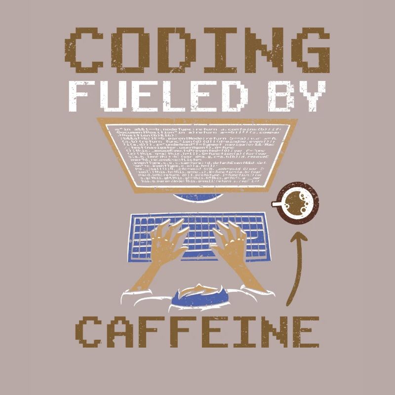 Programmieren Angetrieben Durch Koffein Coding