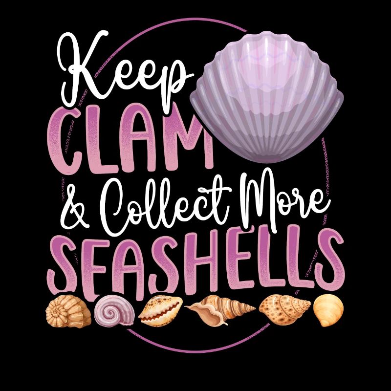 Seashell Collecting Design for an Shell Hunter
