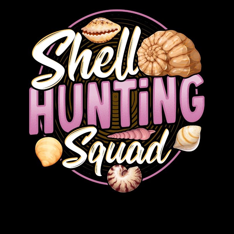 Seashell Collecting Design for an Shell Hunter