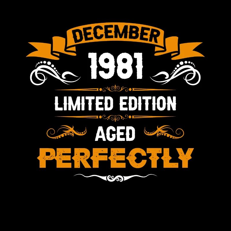 December 1981 Vintage Birthday Gift