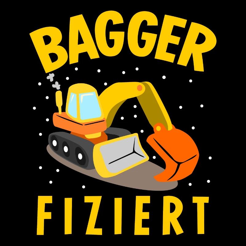 Baggerfahrer Baustelle Bagger