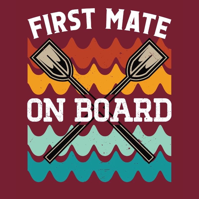 Rowing First Mate On Board Rowing Rowing Canoe