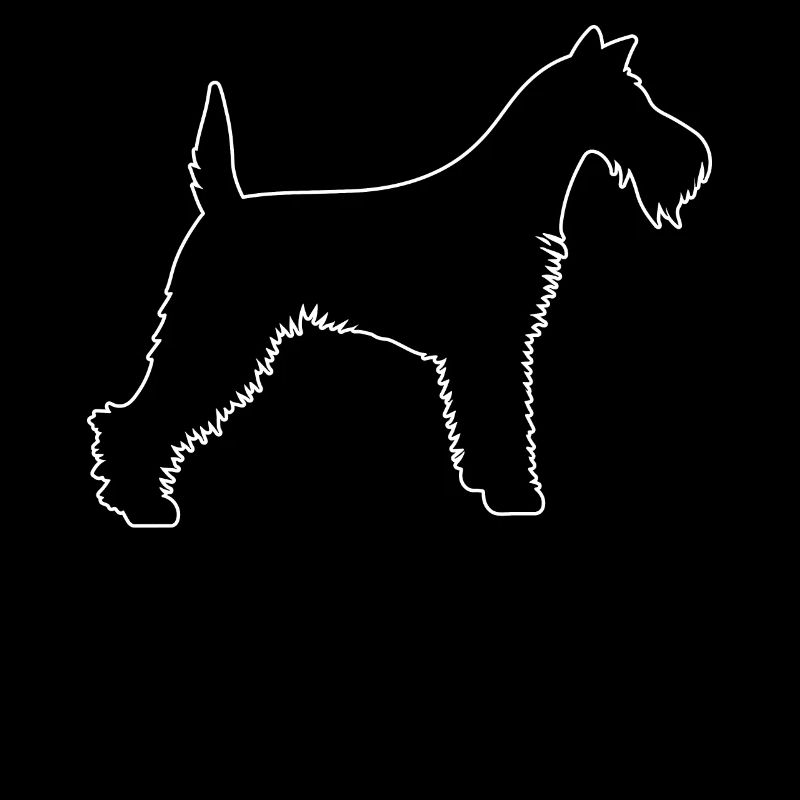 Wirehair Fox Terrier Silhouette