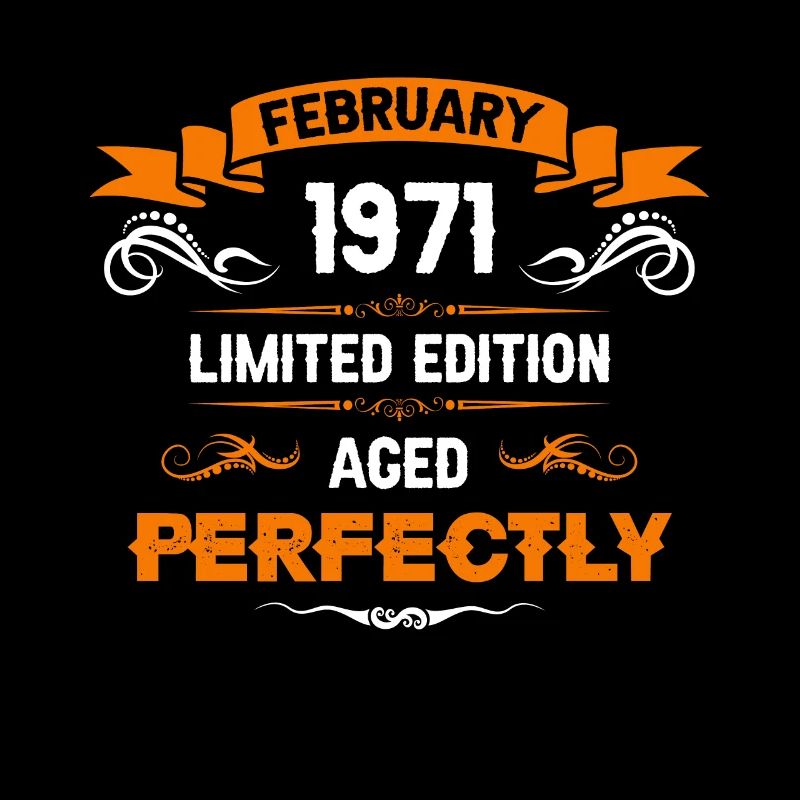 Februar 1971 Vintage Geburtstag Geschenk